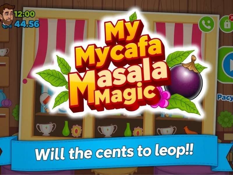 My Cafe Masala Magic Game Screenshot